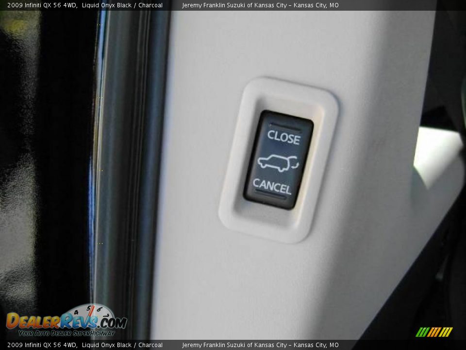 2009 Infiniti QX 56 4WD Liquid Onyx Black / Charcoal Photo #30