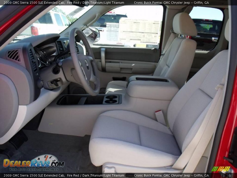 2009 GMC Sierra 1500 SLE Extended Cab Fire Red / Dark Titanium/Light Titanium Photo #12