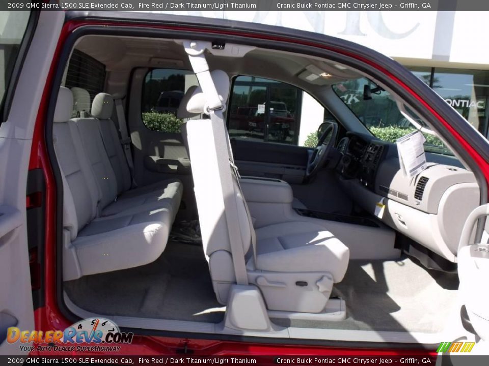 2009 GMC Sierra 1500 SLE Extended Cab Fire Red / Dark Titanium/Light Titanium Photo #16