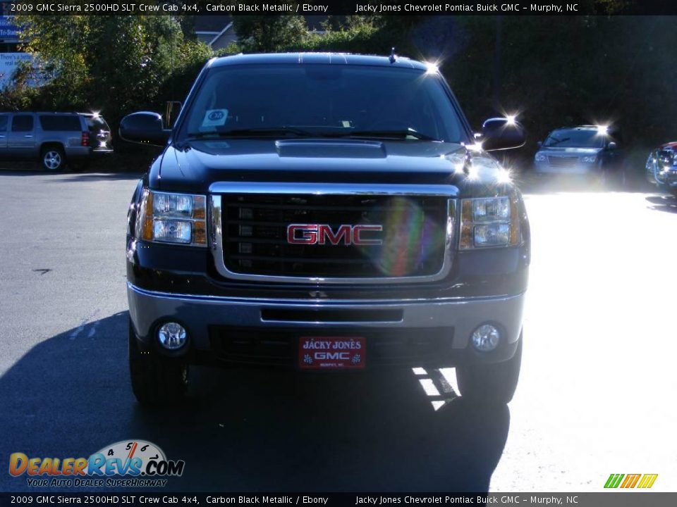 2009 GMC Sierra 2500HD SLT Crew Cab 4x4 Carbon Black Metallic / Ebony Photo #3