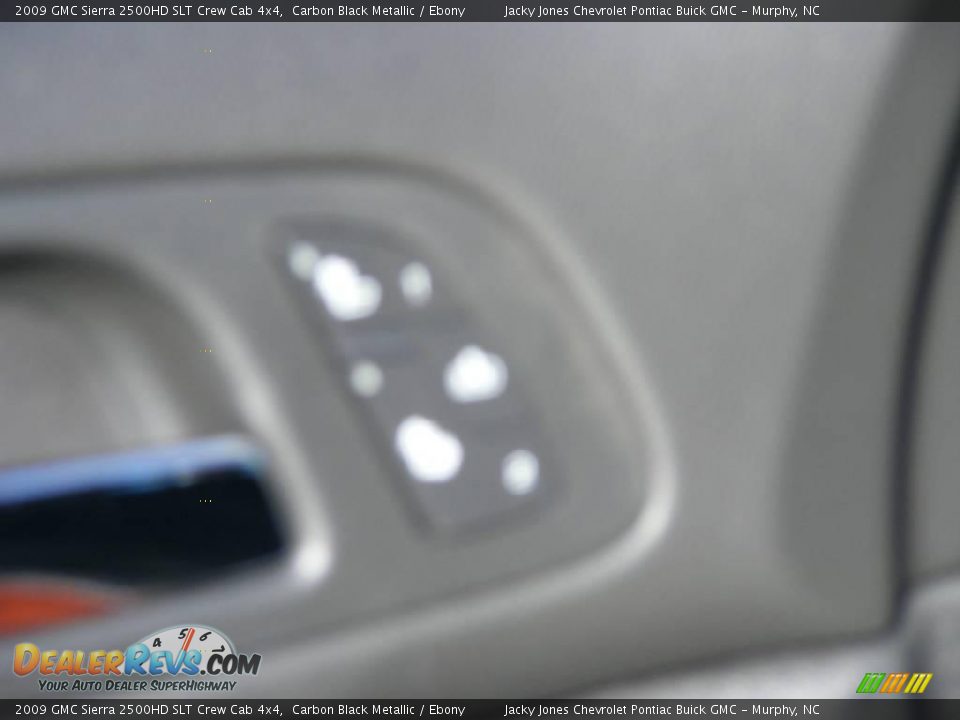 2009 GMC Sierra 2500HD SLT Crew Cab 4x4 Carbon Black Metallic / Ebony Photo #10