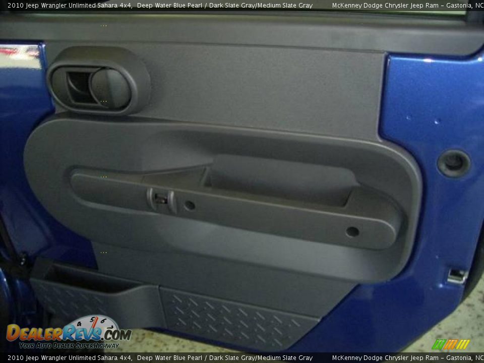 2010 Jeep Wrangler Unlimited Sahara 4x4 Deep Water Blue Pearl / Dark Slate Gray/Medium Slate Gray Photo #20