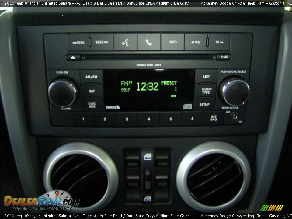 2010 Jeep Wrangler Unlimited Sahara 4x4 Deep Water Blue Pearl / Dark Slate Gray/Medium Slate Gray Photo #25