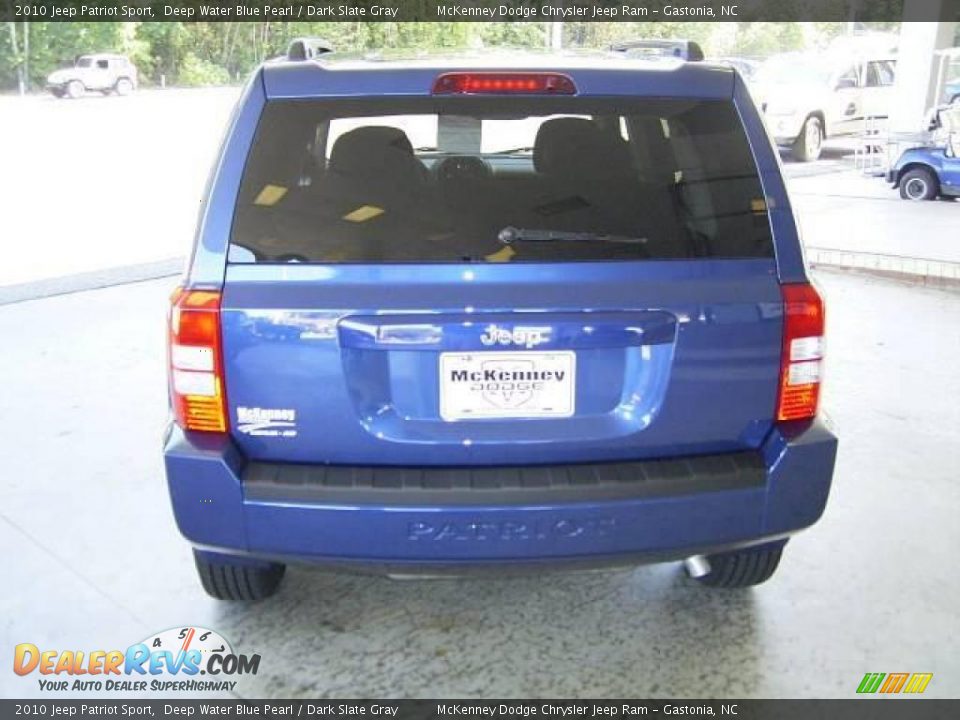 2010 Jeep Patriot Sport Deep Water Blue Pearl / Dark Slate Gray Photo #3