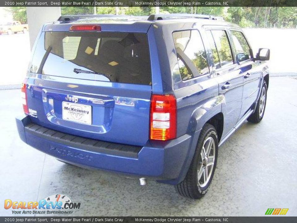 2010 Jeep Patriot Sport Deep Water Blue Pearl / Dark Slate Gray Photo #4