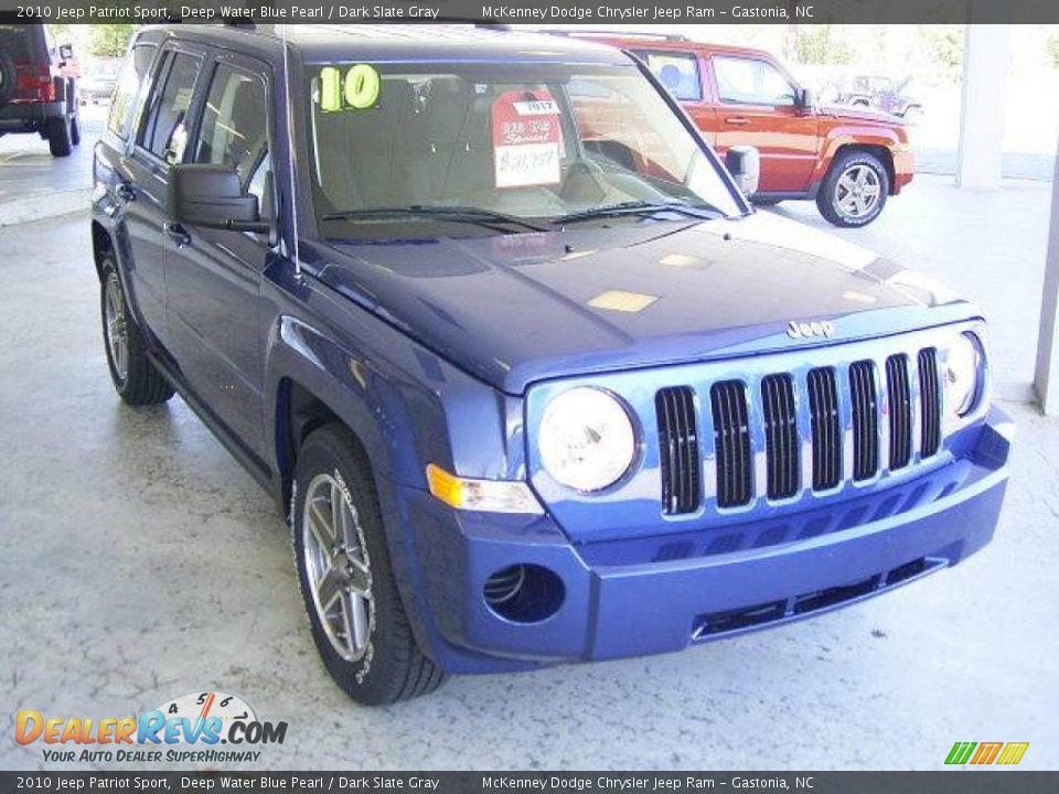 2010 Jeep Patriot Sport Deep Water Blue Pearl / Dark Slate Gray Photo #5