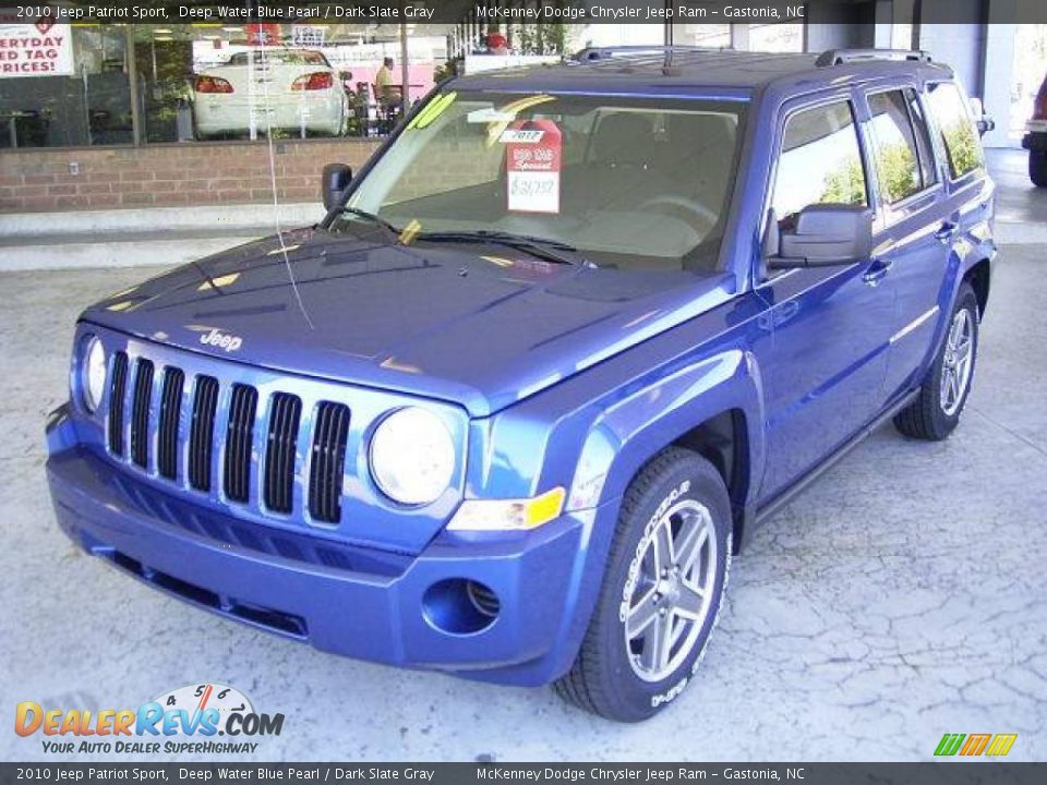 2010 Jeep Patriot Sport Deep Water Blue Pearl / Dark Slate Gray Photo #6