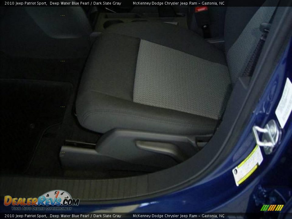 2010 Jeep Patriot Sport Deep Water Blue Pearl / Dark Slate Gray Photo #8
