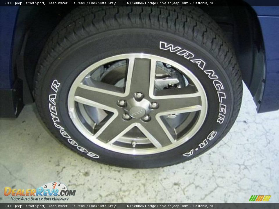 2010 Jeep Patriot Sport Deep Water Blue Pearl / Dark Slate Gray Photo #17