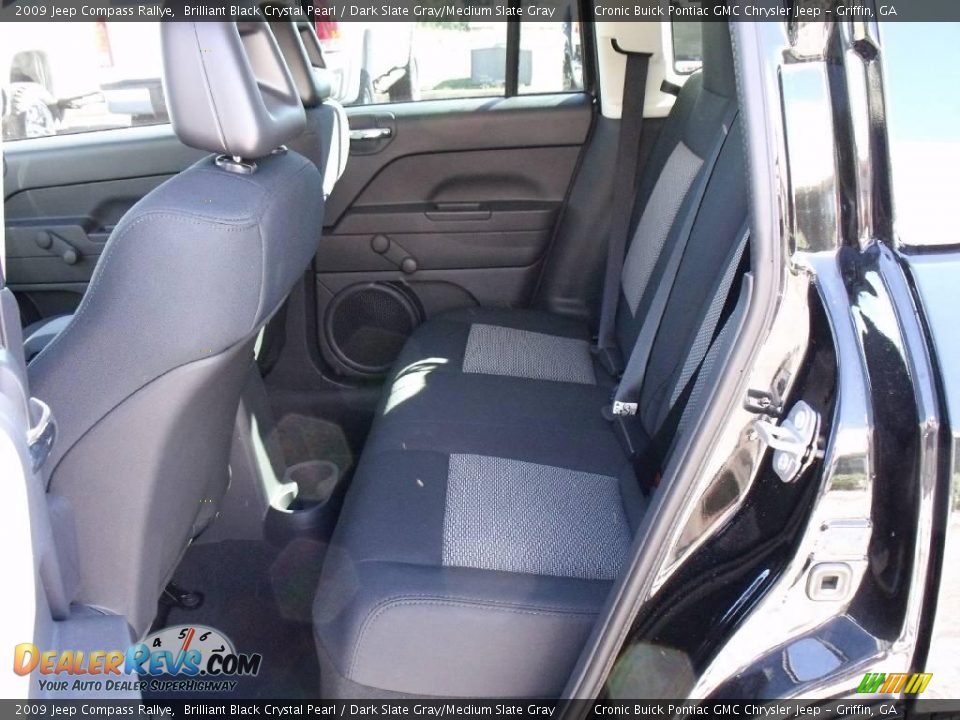 2009 Jeep Compass Rallye Brilliant Black Crystal Pearl / Dark Slate Gray/Medium Slate Gray Photo #11