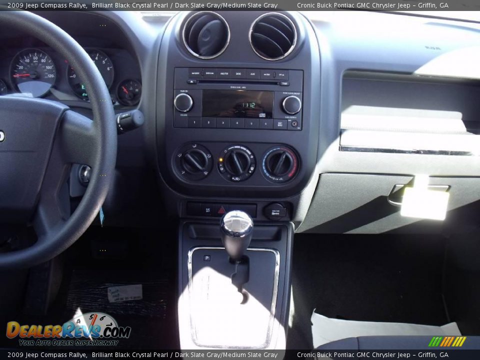 2009 Jeep Compass Rallye Brilliant Black Crystal Pearl / Dark Slate Gray/Medium Slate Gray Photo #15