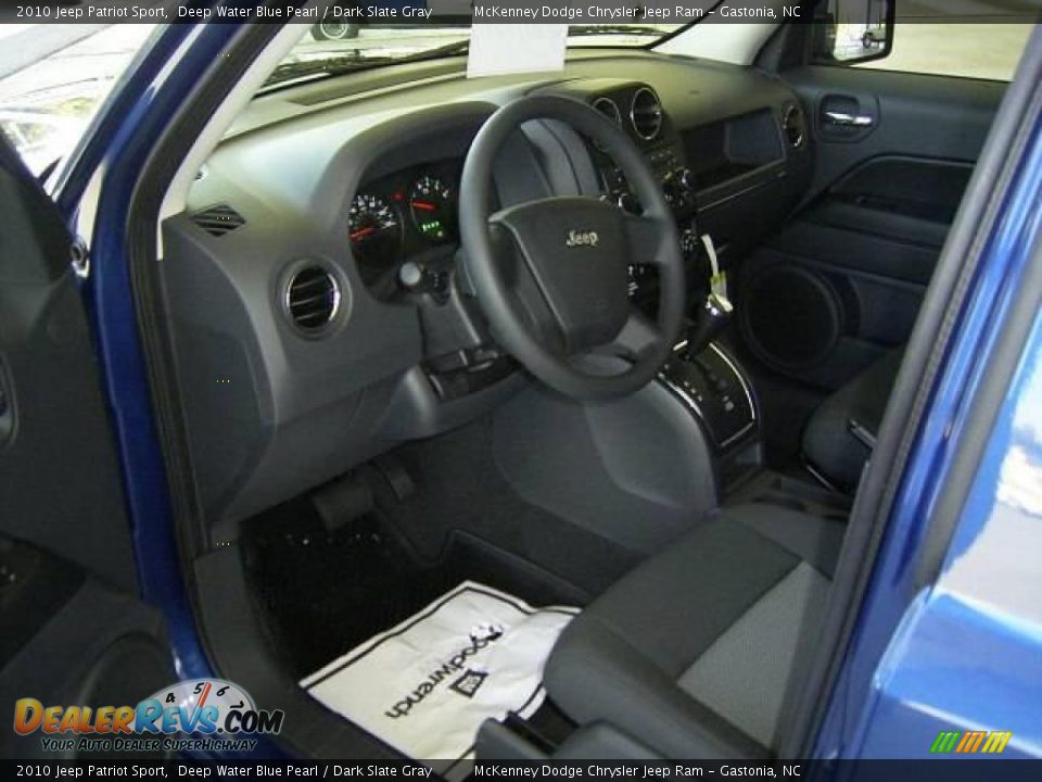 2010 Jeep Patriot Sport Deep Water Blue Pearl / Dark Slate Gray Photo #25