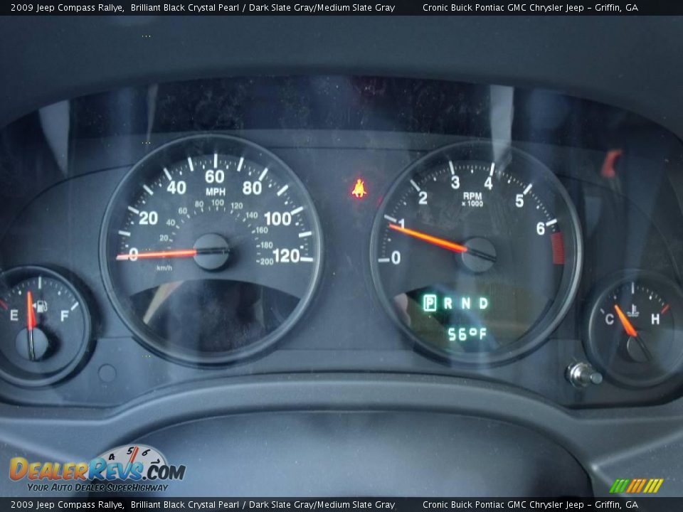 2009 Jeep Compass Rallye Brilliant Black Crystal Pearl / Dark Slate Gray/Medium Slate Gray Photo #17