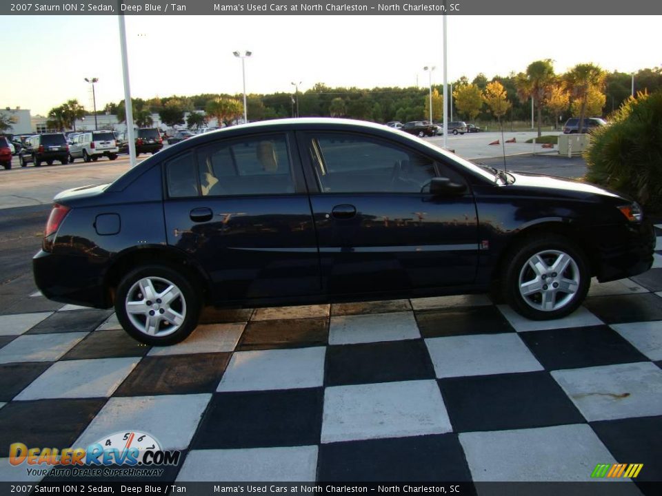 2007 Saturn ION 2 Sedan Deep Blue / Tan Photo #6