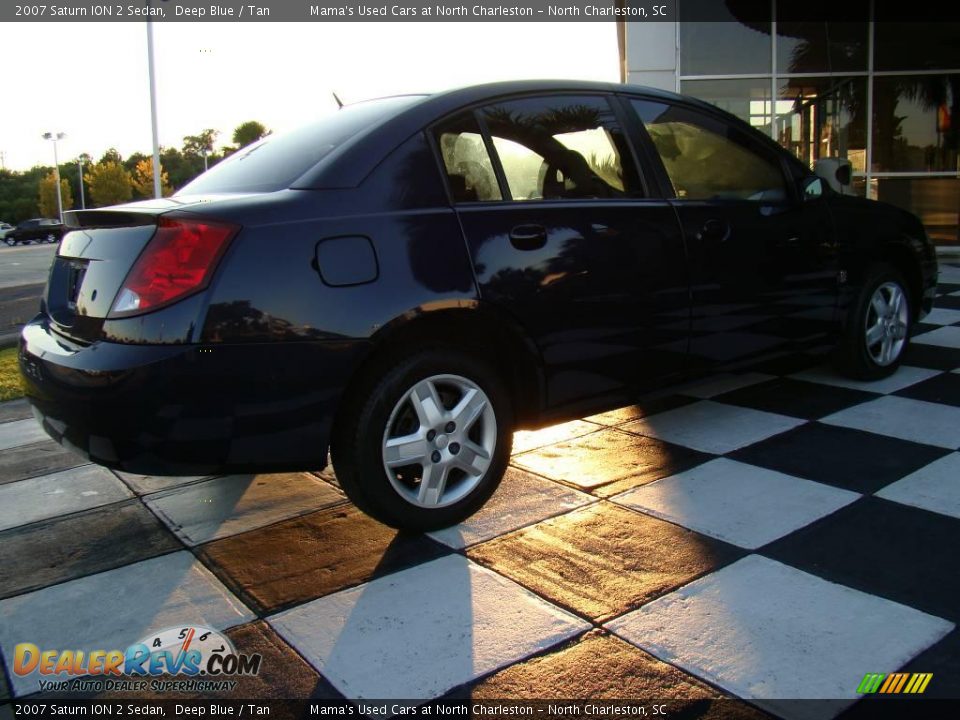 2007 Saturn ION 2 Sedan Deep Blue / Tan Photo #7