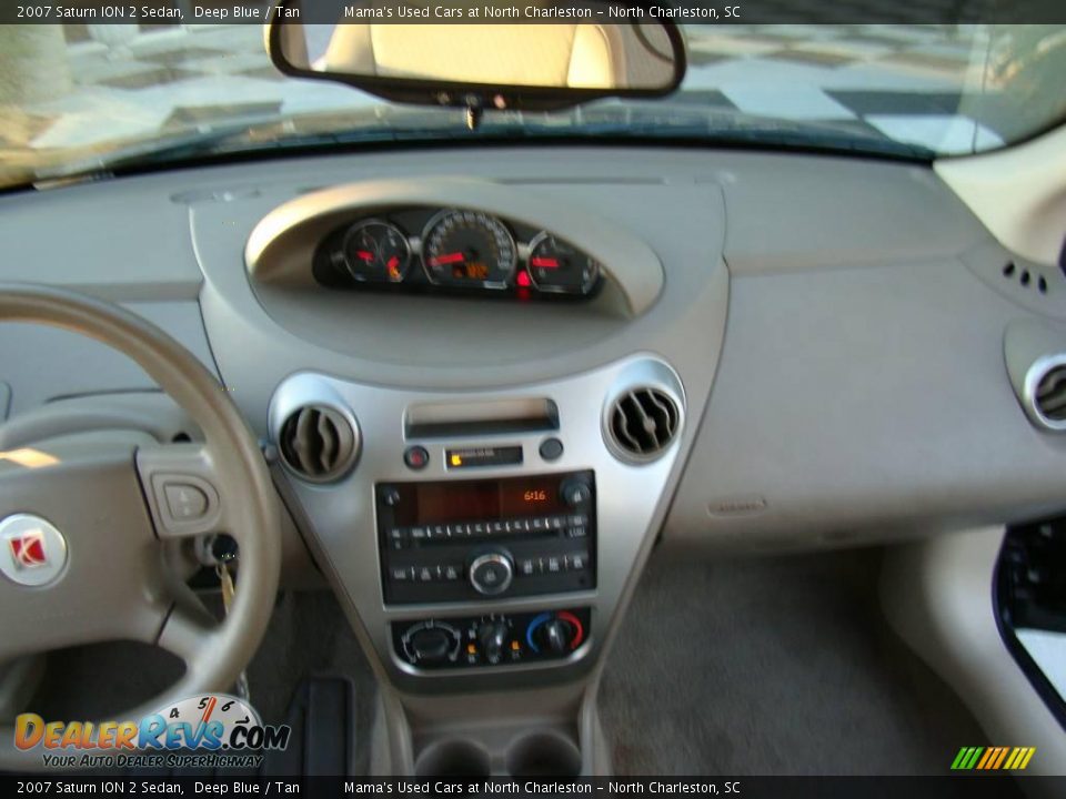 2007 Saturn ION 2 Sedan Deep Blue / Tan Photo #15