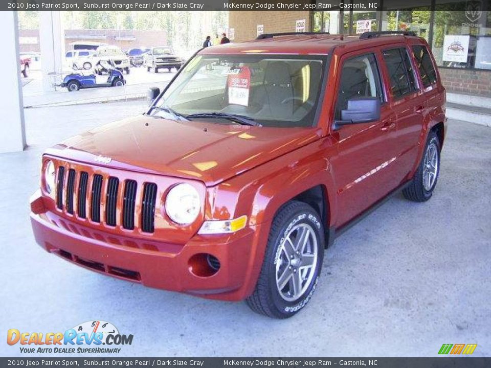 2010 Jeep Patriot Sport Sunburst Orange Pearl / Dark Slate Gray Photo #6