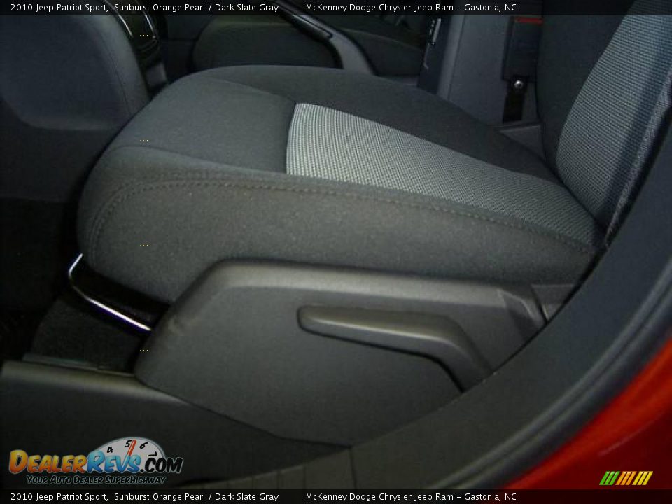 2010 Jeep Patriot Sport Sunburst Orange Pearl / Dark Slate Gray Photo #9