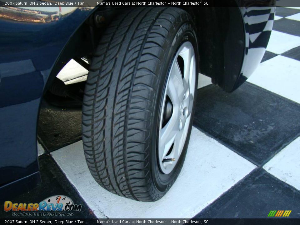 2007 Saturn ION 2 Sedan Deep Blue / Tan Photo #21