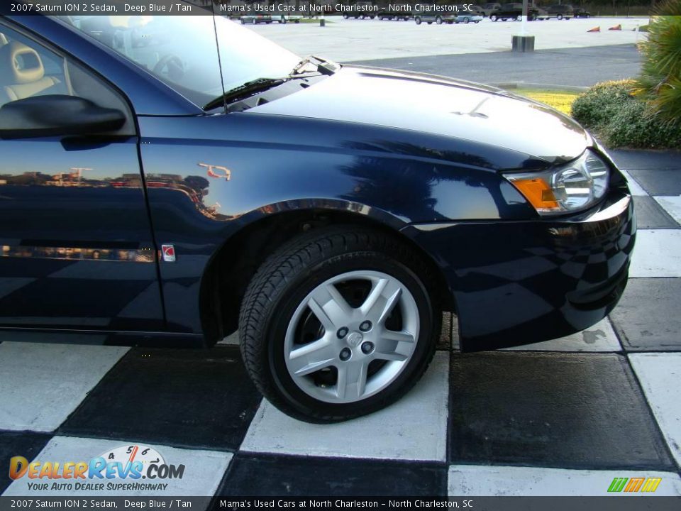 2007 Saturn ION 2 Sedan Deep Blue / Tan Photo #22