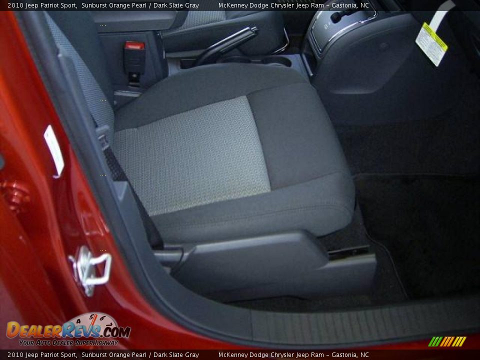 2010 Jeep Patriot Sport Sunburst Orange Pearl / Dark Slate Gray Photo #15