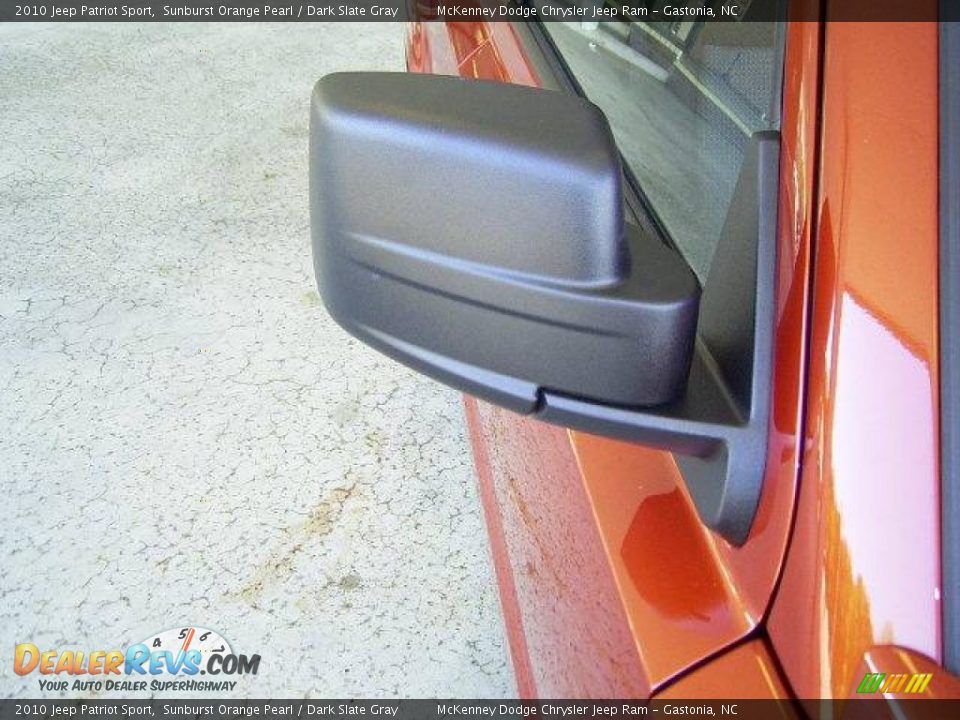 2010 Jeep Patriot Sport Sunburst Orange Pearl / Dark Slate Gray Photo #19