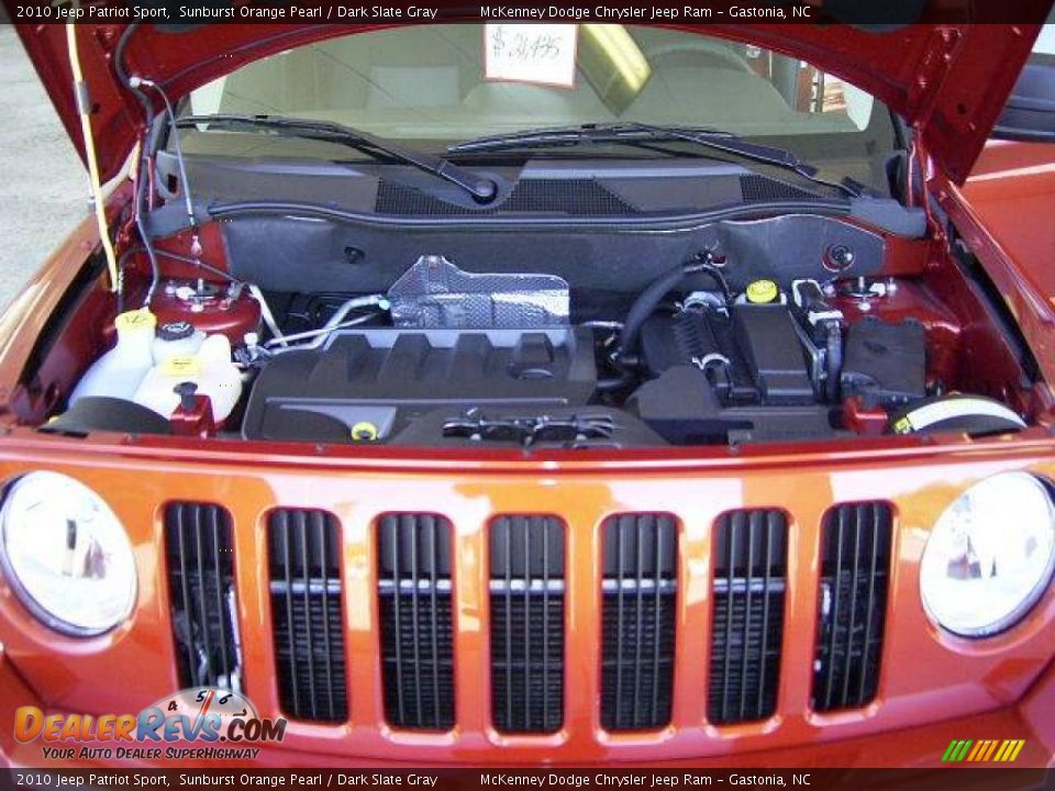2010 Jeep Patriot Sport Sunburst Orange Pearl / Dark Slate Gray Photo #20