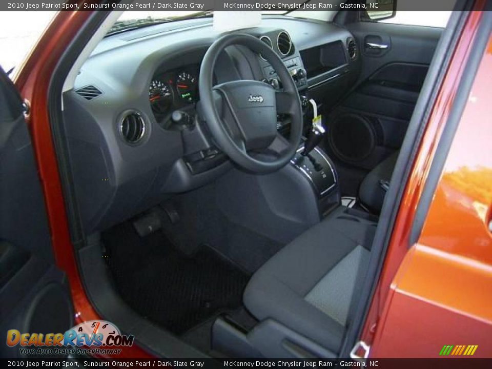 2010 Jeep Patriot Sport Sunburst Orange Pearl / Dark Slate Gray Photo #26