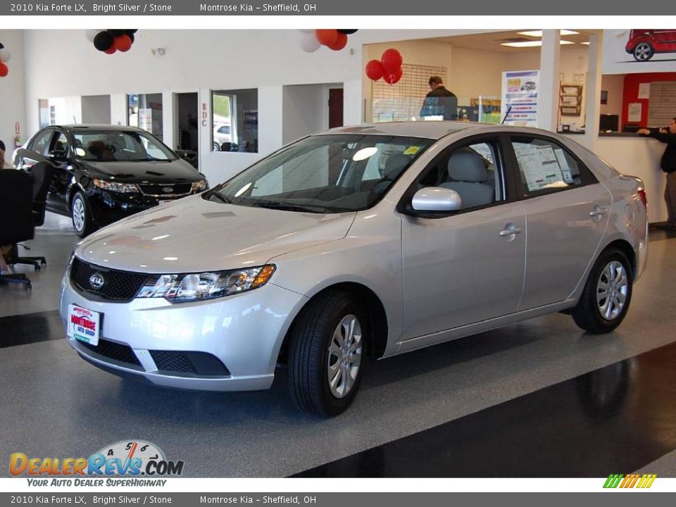 2010 Kia Forte LX Bright Silver / Stone Photo #1