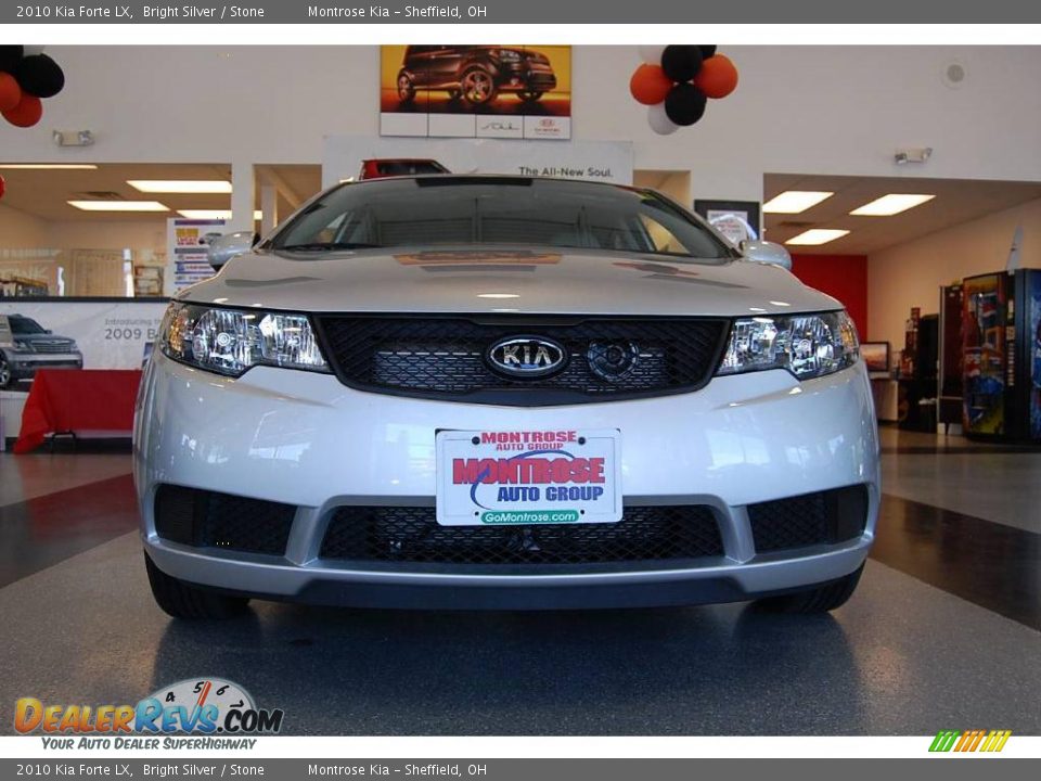 2010 Kia Forte LX Bright Silver / Stone Photo #7