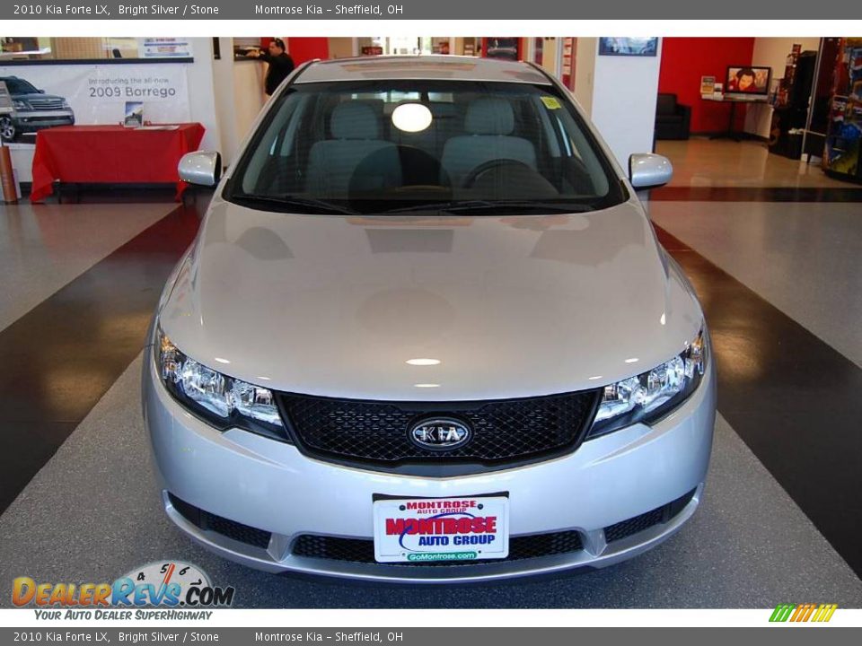 2010 Kia Forte LX Bright Silver / Stone Photo #5