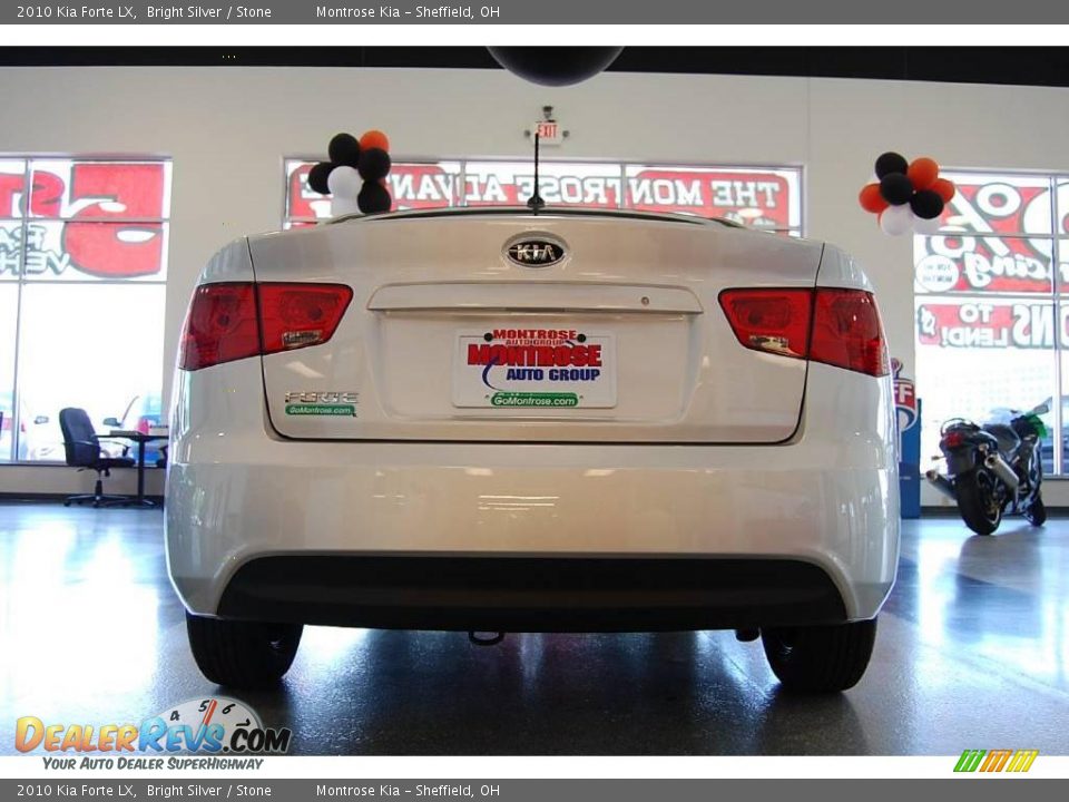 2010 Kia Forte LX Bright Silver / Stone Photo #10