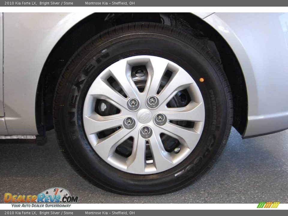 2010 Kia Forte LX Bright Silver / Stone Photo #16