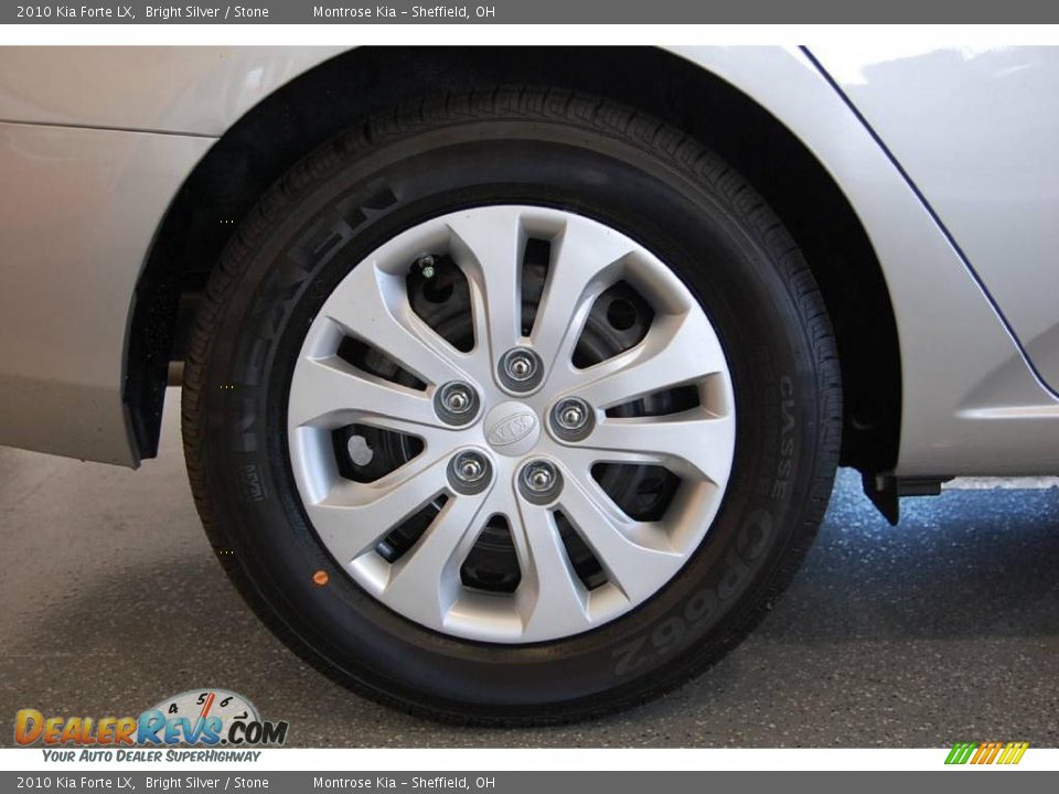2010 Kia Forte LX Bright Silver / Stone Photo #15