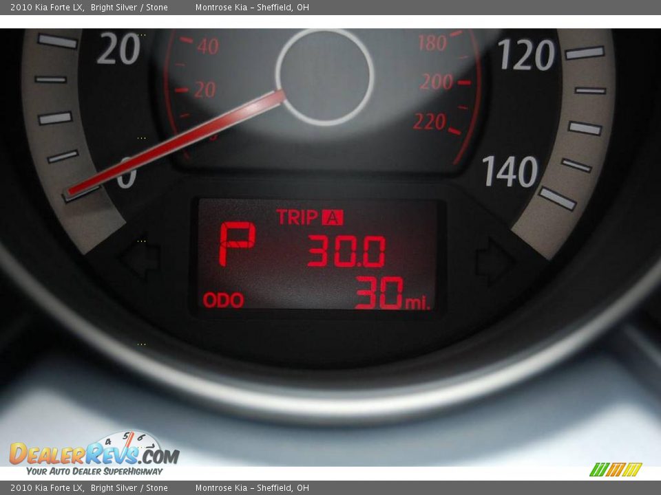 2010 Kia Forte LX Bright Silver / Stone Photo #18