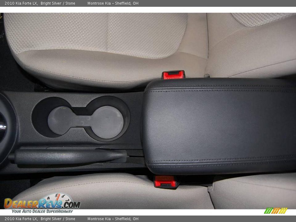 2010 Kia Forte LX Bright Silver / Stone Photo #22
