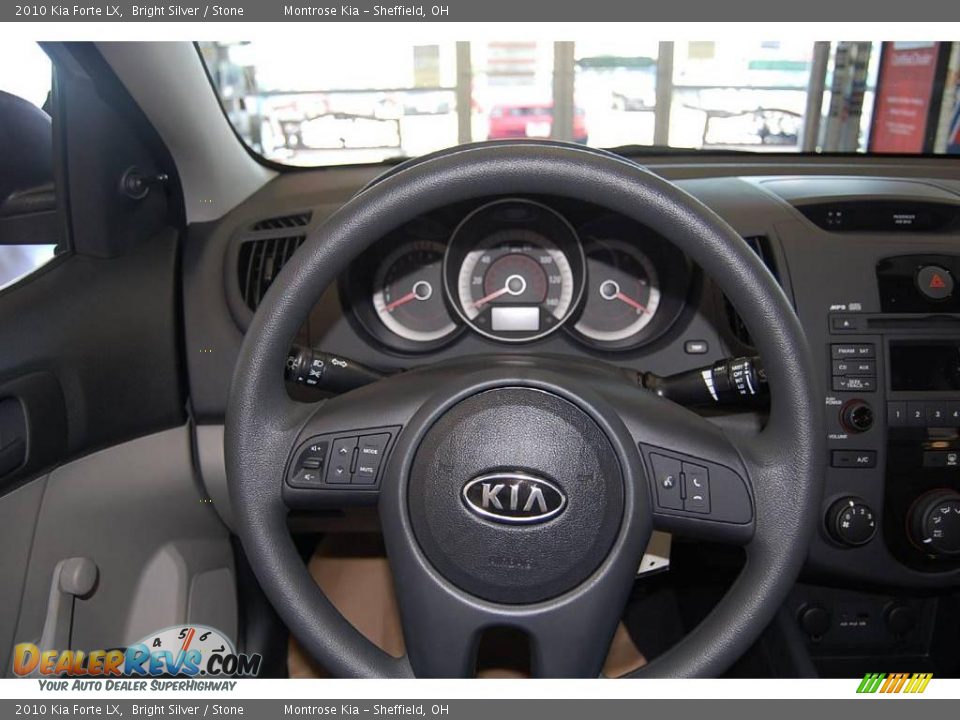 2010 Kia Forte LX Bright Silver / Stone Photo #28