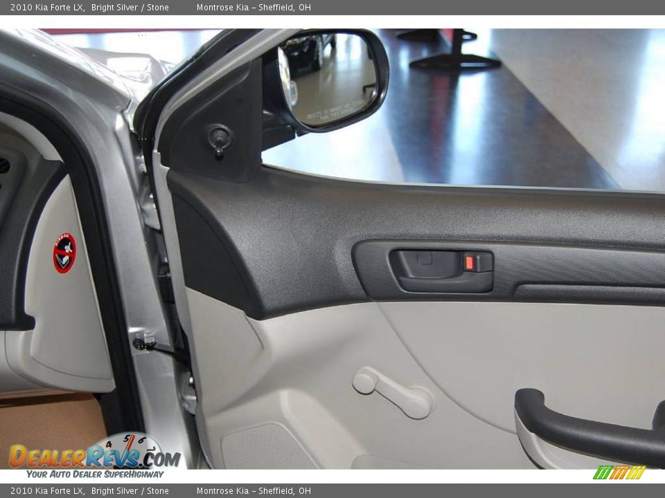 2010 Kia Forte LX Bright Silver / Stone Photo #36