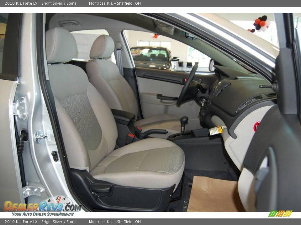 2010 Kia Forte LX Bright Silver / Stone Photo #35
