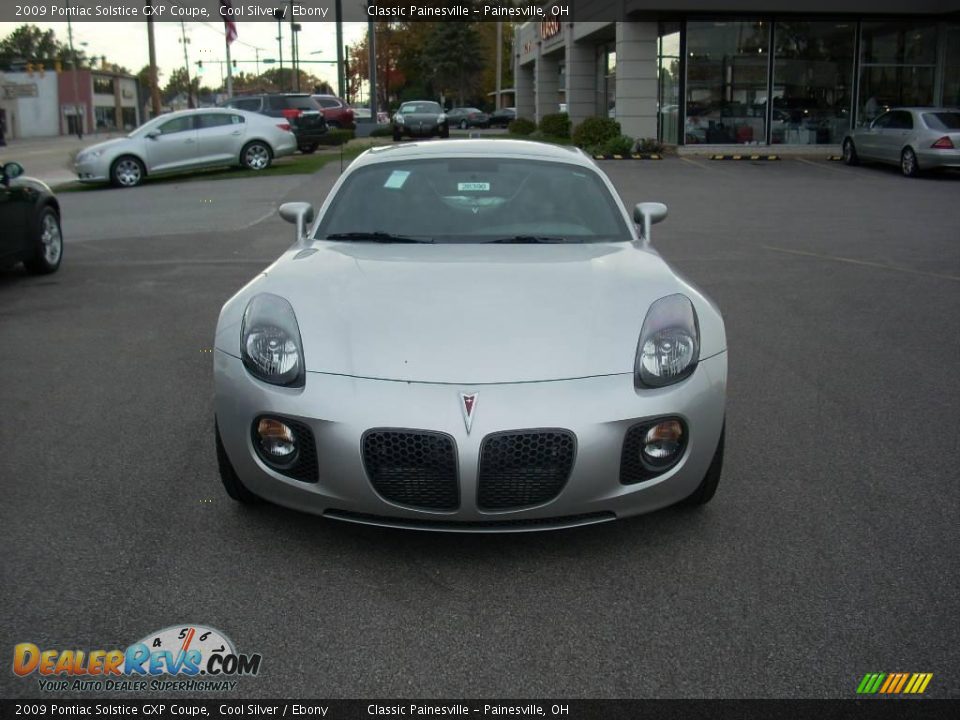 2009 Pontiac Solstice GXP Coupe Cool Silver / Ebony Photo #2