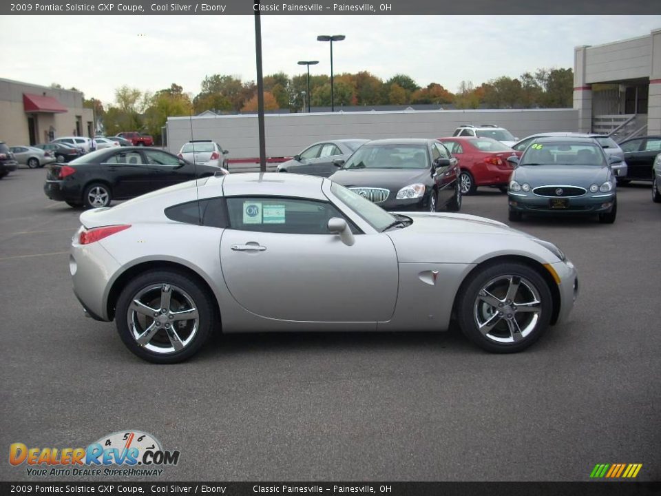 2009 Pontiac Solstice GXP Coupe Cool Silver / Ebony Photo #3