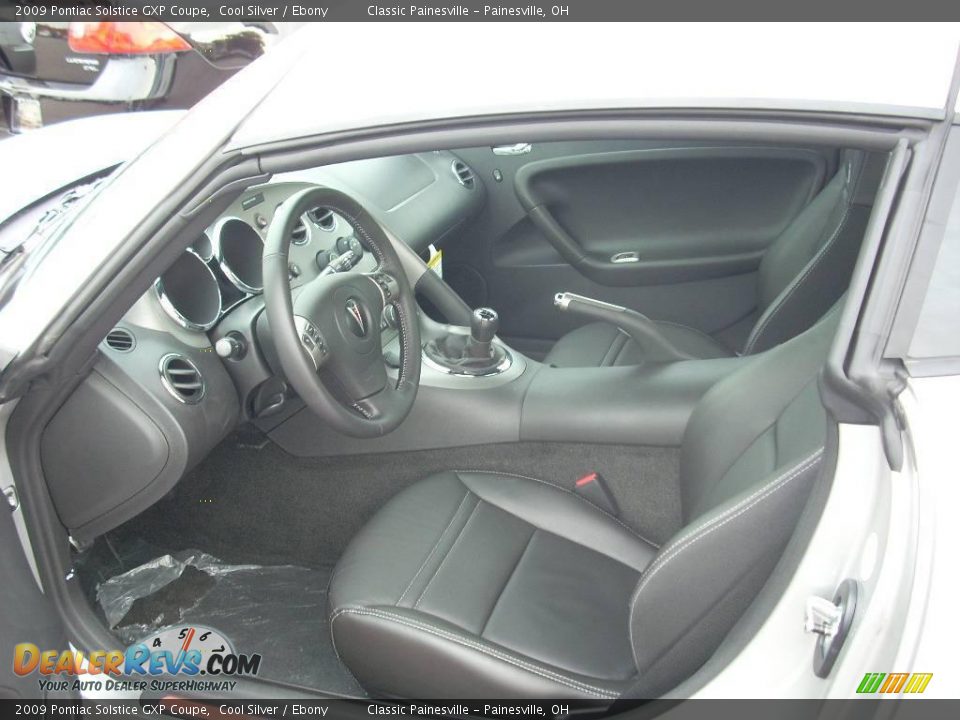 2009 Pontiac Solstice GXP Coupe Cool Silver / Ebony Photo #6