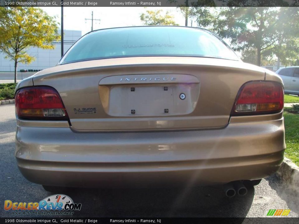 1998 Oldsmobile Intrigue GL Gold Metallic / Beige Photo #5