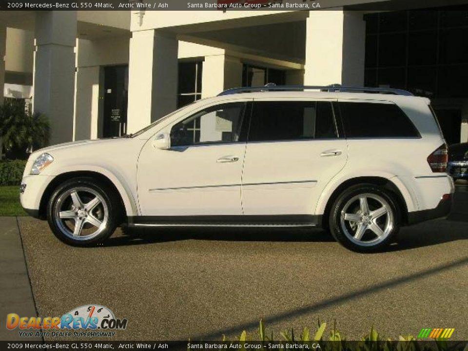 2009 Mercedes-Benz GL 550 4Matic Arctic White / Ash Photo #3