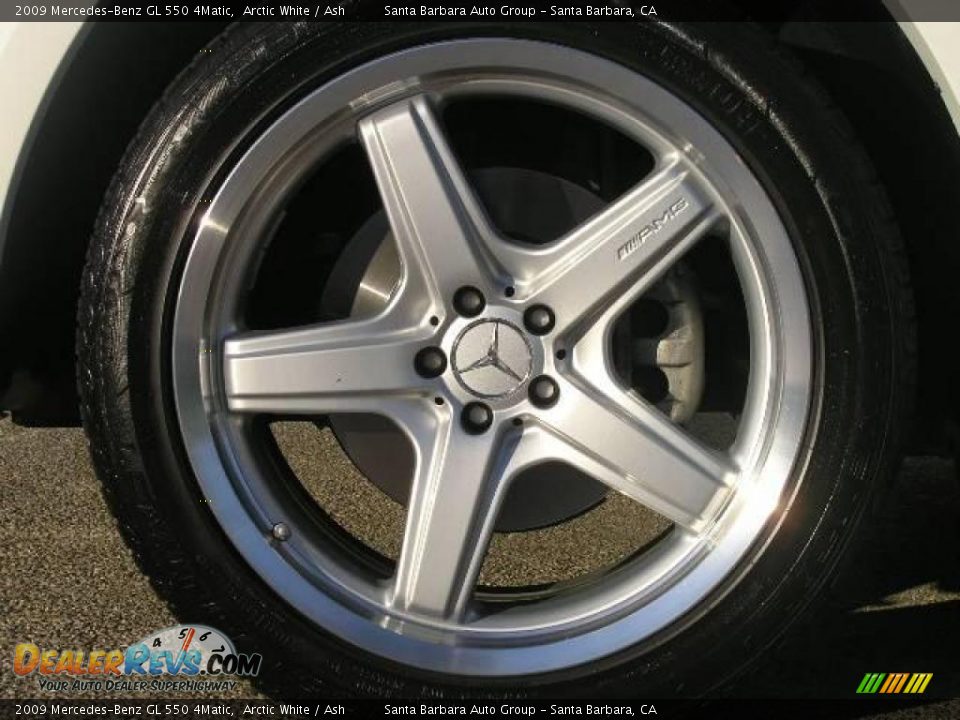 2009 Mercedes-Benz GL 550 4Matic Arctic White / Ash Photo #4