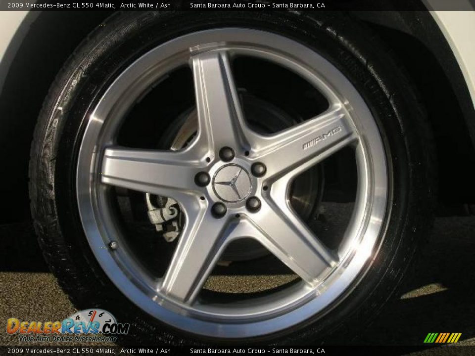 2009 Mercedes-Benz GL 550 4Matic Arctic White / Ash Photo #5