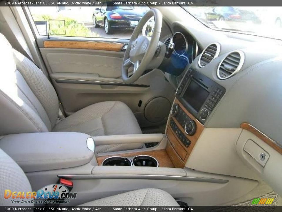 2009 Mercedes-Benz GL 550 4Matic Arctic White / Ash Photo #8