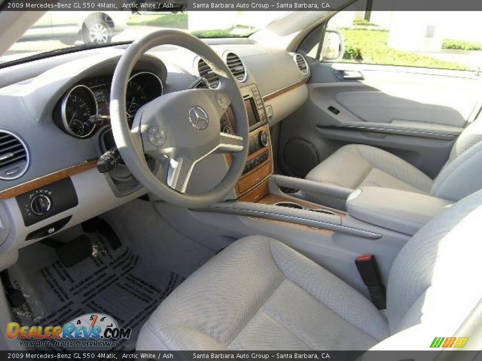 2009 Mercedes-Benz GL 550 4Matic Arctic White / Ash Photo #9
