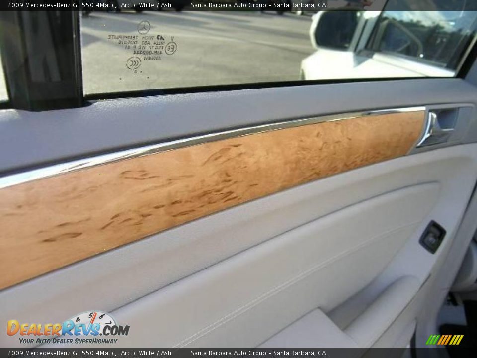2009 Mercedes-Benz GL 550 4Matic Arctic White / Ash Photo #13