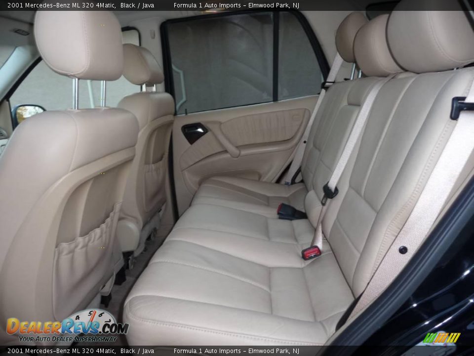 2001 Mercedes-Benz ML 320 4Matic Black / Java Photo #8
